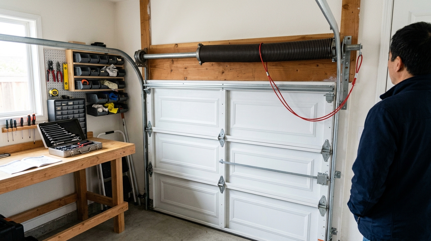 Spring Safety for Millbrae Garage Doors