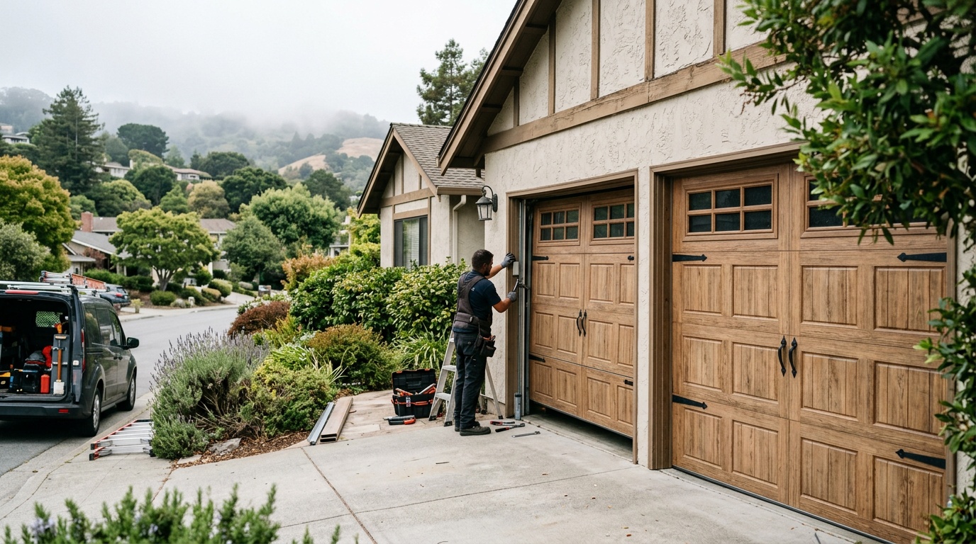 Carriage Style Doors in Millbrae
