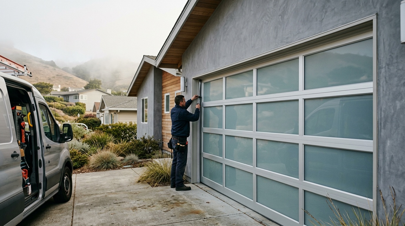 Contemporary Glass Doors in Millbrae