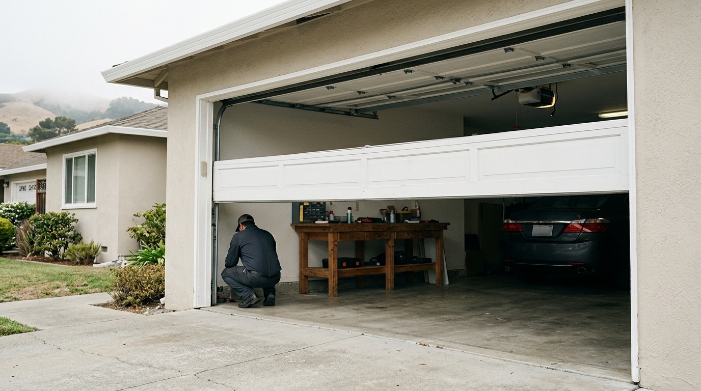 How to Troubleshoot a Stuck Garage Door