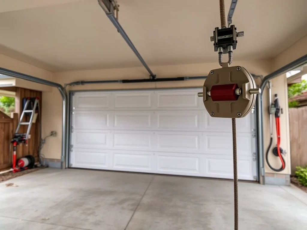Garage Door Cable Repair editorial image for Millbrae garage door service